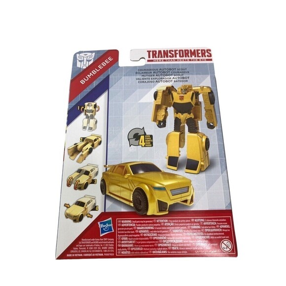 NIB Bumblebee Autobot Transformer Figure Brave Autobot Scout Hasbro new - Picture 5 of 7